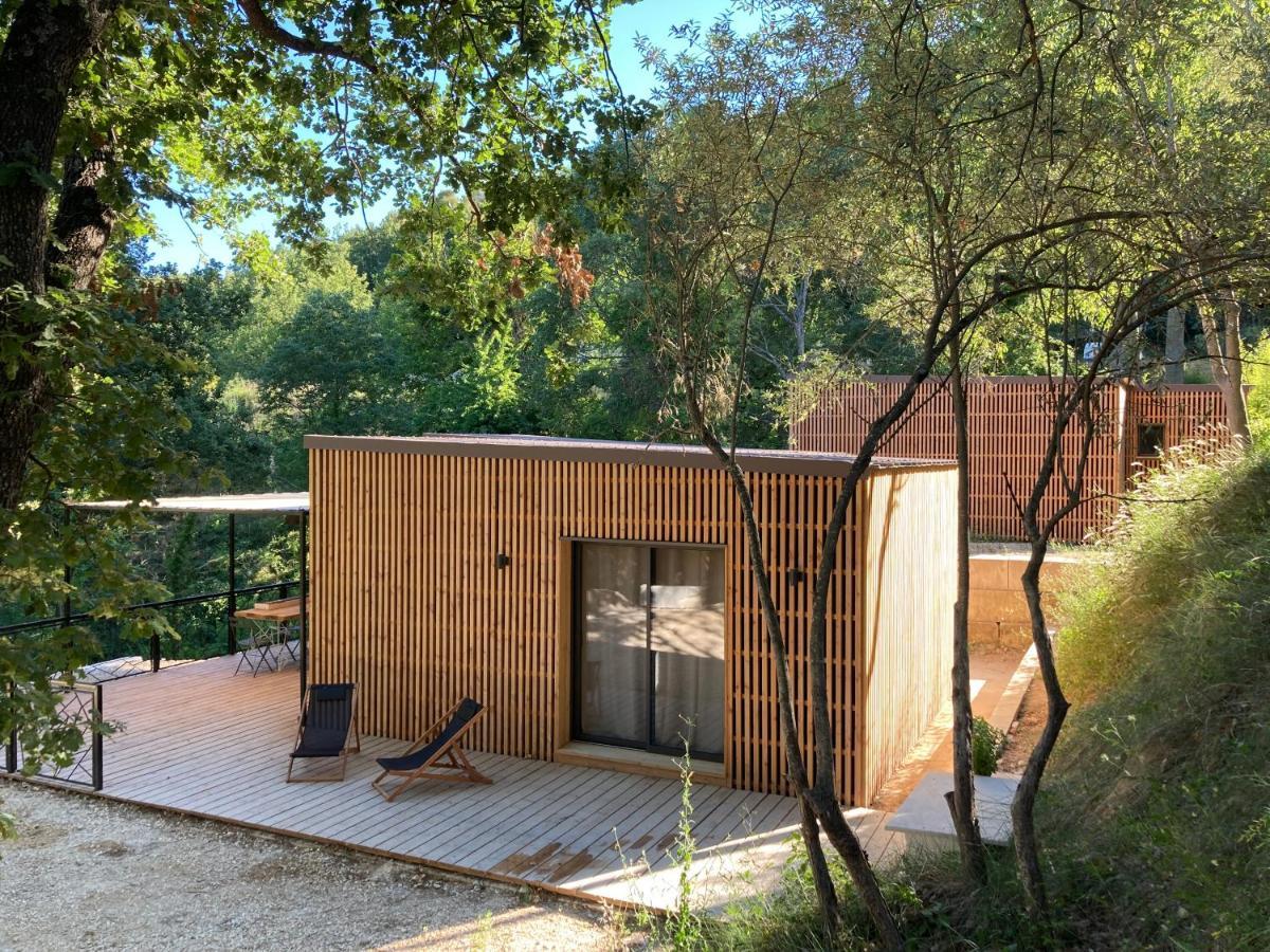 Les Cabanes De La Fontaine Lacoste  Exterior foto