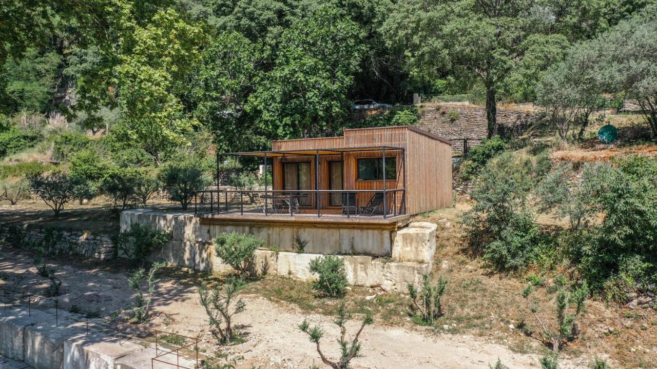 Les Cabanes De La Fontaine Lacoste  Exterior foto